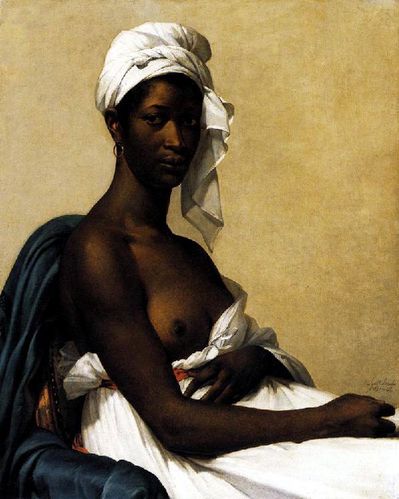 marie-Guillemine Benoist portrait d'une negresse