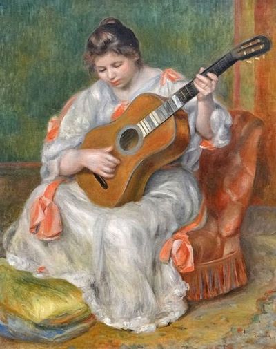 guitare Pierre-Auguste Renoir jean pierre Dalbéra creat