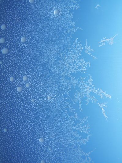 Cristaux de glace sur hublot Silvère Doumayrou