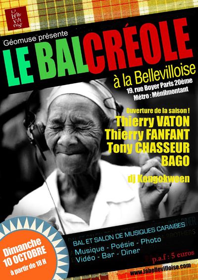 Ouverture de la saison... Le bal Créole!