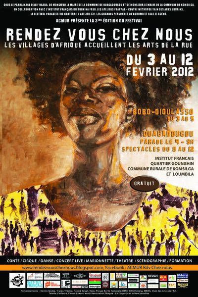 AFFICHE festival de Rue de Ouagadougou
