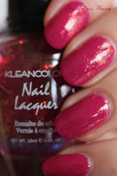 Chunky holo Fuschia 4