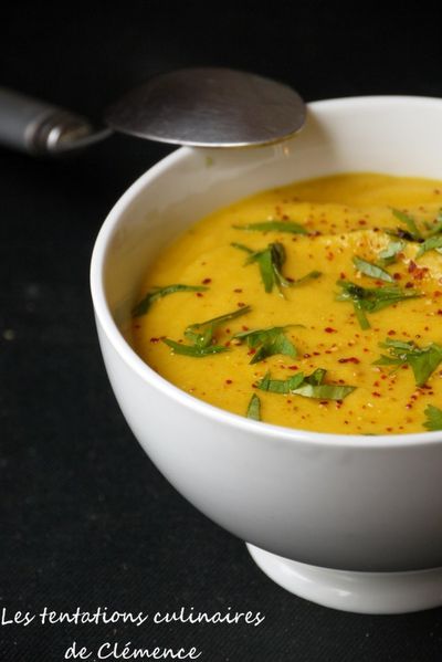 Une pause pour l'estomac pendant les fêtes… soupe potimarron