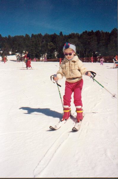Livia 5ans au ski