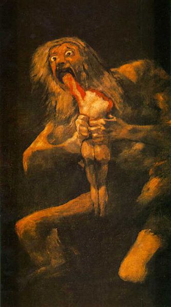 Goya saturne dévorant ses enfants
