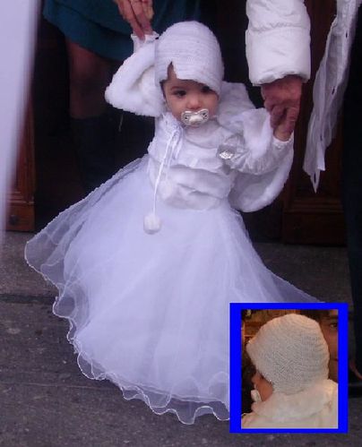 bonnet baptème