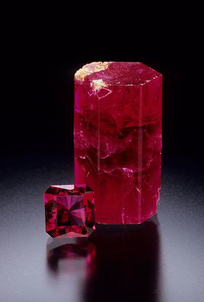 beryl scovil cornell - A 1.19-carat cut gem alongside its