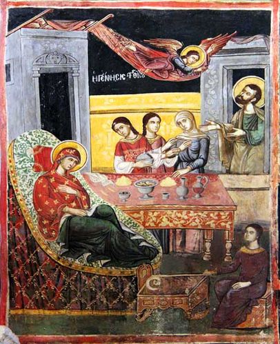 905d1 Arta, église Ste Theodora, naissance de la Vierge