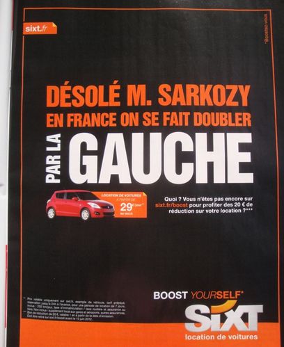 publicité politique Sarkozy 2 mai