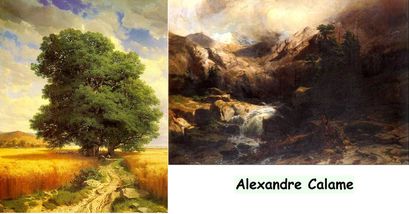 Alexandre Calame choix d'oeuvres