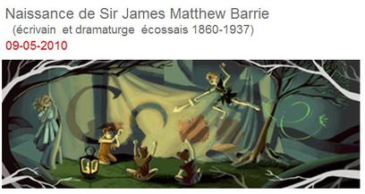 9 mai 1860 naissance de Sir James Mattew Barrie vu par Goog