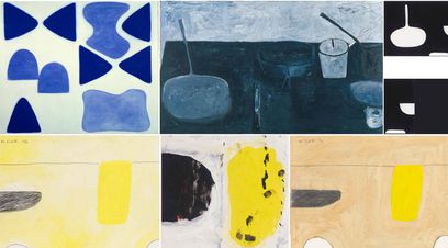 William Scott composition avec ses oeuvres
