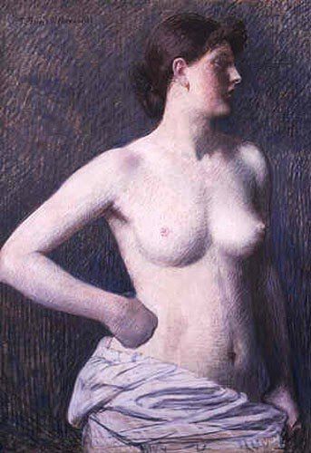 Puvis de Chavannes, Pierre (1824-98) Suzanne Valadon 1880