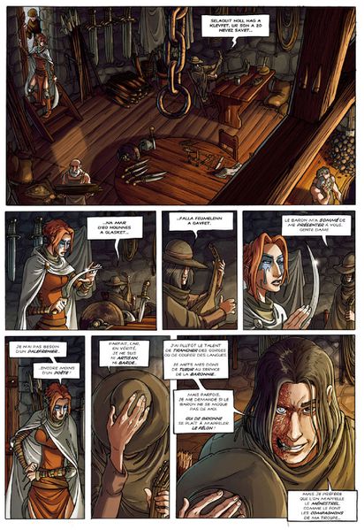 Sanguine page Sample 3