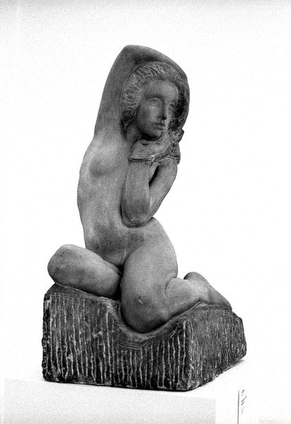 raa Melancholic Girl de Jan Stursa, 1905, musée d'art cont