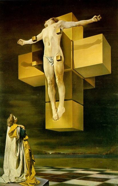 crucifiction salvador dali