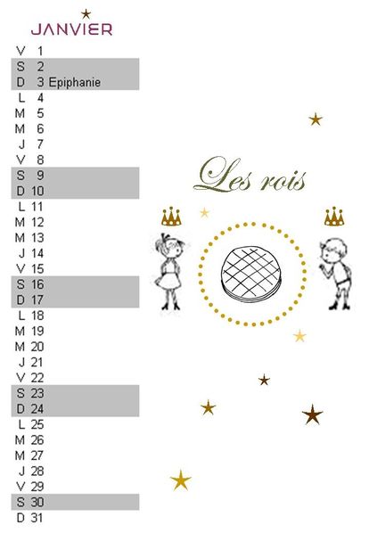 CAL JANVIER 2010