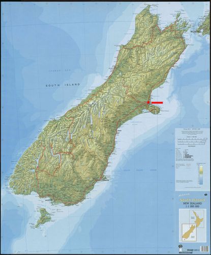 ile sud, NZ (4495 km)