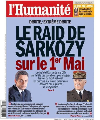 Sarkozy Pétain syndicats vrai travail représenter salariés trahison confiance 