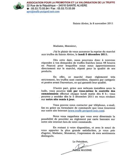 lettre du president(1)