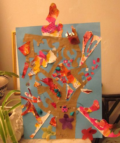 les arbres d'automne atelier d'art pour enfants et adultes