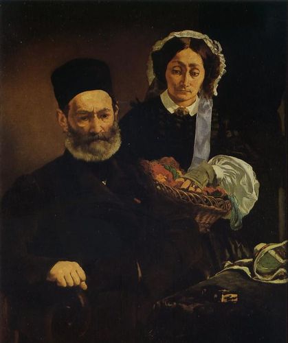 1 Manet 1859-60 Mr et Mme Auguste Manet Orsay