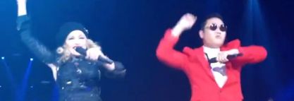 Madonna - MDNA Tour: Videos - Madonna in ''Gangnam Style'' with surprise guest PSY in New York - Nov. 13, 2012 Madonna - MDNA Tour: Videos - Madonna in ''Gangnam Style'' with surprise guest PSY in New York - Nov. 13, 2012