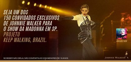Madonna and Johnnie Walker project: ''Keep Walking, Brazil'' single with ''Superstar'' remixes