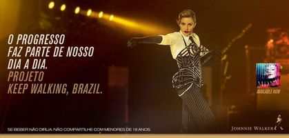 Madonna and Johnnie Walker project: ''Keep Walking, Brazil'' single with ''Superstar'' remixes