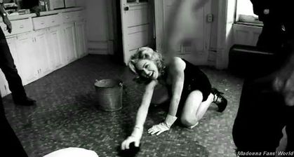 Backstage Video: D&G AW 2010/11 ad with Madonna washing the floor