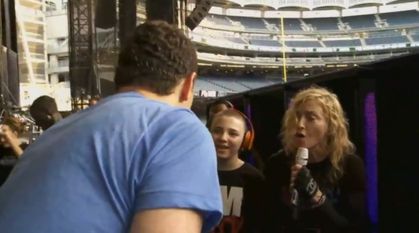 Video: Billy Eichner from 'The Conan Show' finally meets Madonna at NY Yankee Stadium Video: Billy Eichner from 'The Conan Show' finally meets Madonna at NY Yankee Stadium
