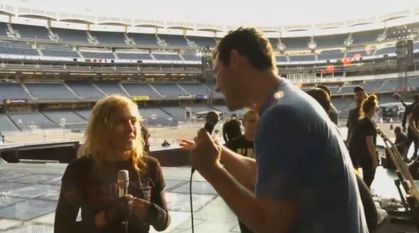 Video: Billy Eichner from 'The Conan Show' finally meets Madonna at NY Yankee Stadium Video: Billy Eichner from 'The Conan Show' finally meets Madonna at NY Yankee Stadium