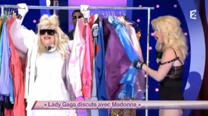 TV: Watch ''Lady Gaga discute avec Madonna'' by Julie Villers - FRANCE 2 TV: Watch ''Lady Gaga discute avec Madonna'' by Julie Villers - FRANCE 2