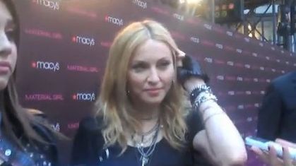 Video: Madonna and Lourdes talk outside Macy's at Material Girl Launch