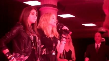 Video: Madonna talks inside Macy's at Material Girl Dance Party