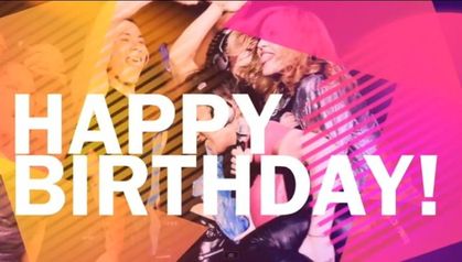 Happy Birthday To Madonna! Happy Birthday To Madonna!