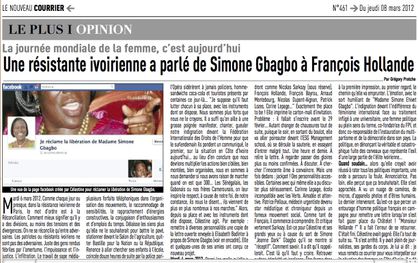 cap célestine hollande 10 mars 2012