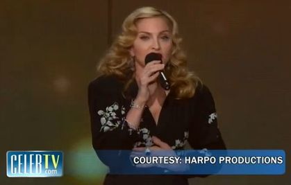 Video: Madonna at Oprah Winfrey's Final Show