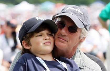 Richard Gere et son fils Gomer Richard Gere et son fils Gomer