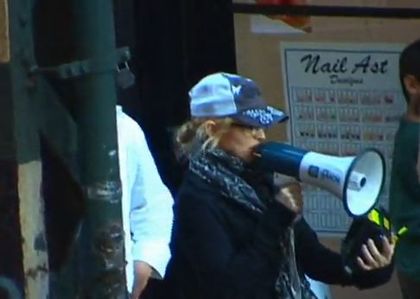 Video: Madonna Directing ''W.E.'' in NY - September 15, 2010