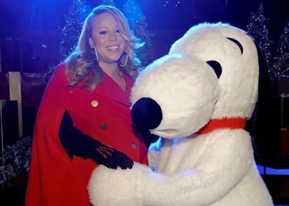 Not letting her pregnancy slow down career efforts, Mariah Carey joined 