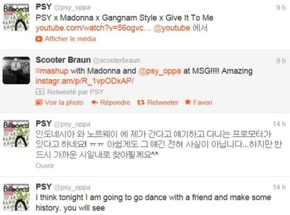 Madonna - MDNA Tour: Videos - Madonna in ''Gangnam Style'' with surprise guest PSY in New York - Nov. 13, 2012 Madonna - MDNA Tour: Videos - Madonna in ''Gangnam Style'' with surprise guest PSY in New York - Nov. 13, 2012
