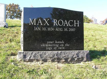 Max Roach Grave stèle dr www.legrigriinternational.com
