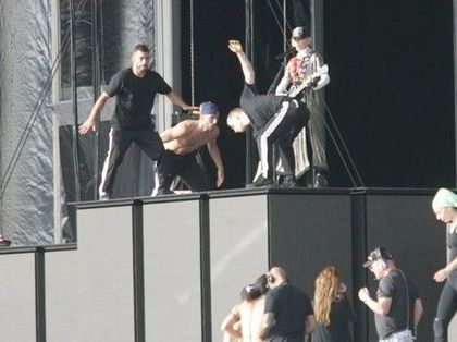 Madonna - MDNA Tour: First Rehearsals at Ramat Gan stadium in Tel Aviv