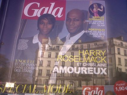 Roselmack en une de Gala mars 2010