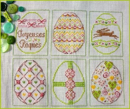 Les oeufs de Liselotte Broderies