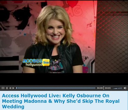 Kelly Osbourne On Meeting Madonna