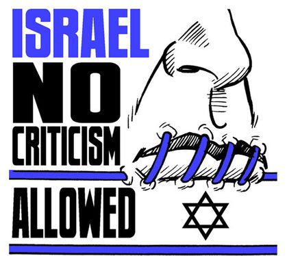 Israel criticism not allowed by latuff2