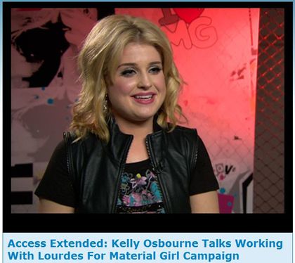 Kelly Osbourne Talks Working With Lourdes For Material Girl
