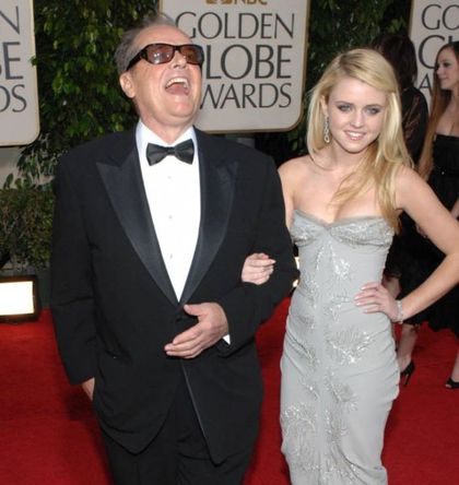 Jack Nicholson avec sa fille Lorraine Jack Nicholson avec sa fille Lorraine